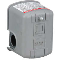 Interruptor de presión, 15-65 PSI, puerto de 1/4 NPSF, DPST 2NC, UL CSA, serie 9013F