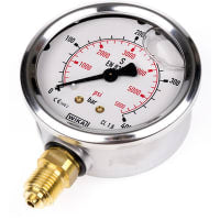 9626969 Entrada positiva análoga 400bar, tamaño G 1/ del fondo de la galga de la prensa de la conexión4