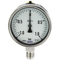 Entrada positiva análoga 1bar, tamaño G 1/2 del fondo de la galga de la prensa de 7094842 de la conexión