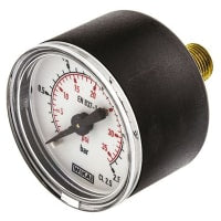 7833500 De la prensa de la galga entrada positiva análoga 2.5bar, tamaño R 1/ detrás de la conexión8