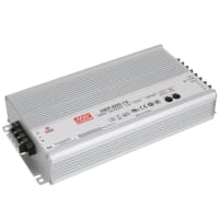 Fuente de alimentación de AC-DC, 12V, 40A, 115-264V, encapsulado, PFC, serie HEP-600