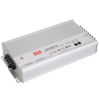 Fuente de alimentación de AC-DC, 24V, 25A, 115-264V, encapsulado, PFC, serie HEP-600