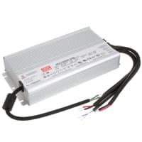 Fuente de alimentación, AC-DC, 24V, 25A, 5V, 0.5A, 115-305V adentro, sellado, conductor del LED, PFC, serie de HLG