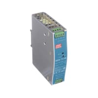 Fuente de alimentación, AC-DC, 48V, 1.6A, 100-264V adentro, incluido, montaje del carril del estruendo, serie de NDR