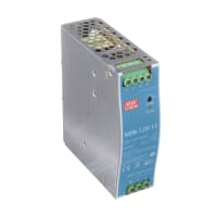 Fuente de alimentación, AC-DC, 12V, 10A, 100-264V adentro, incluido, montaje del carril del estruendo, serie de NDR