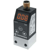 Interruptor de presión; barra de 0-16; Aluminio