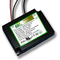 Fuente de alimentación, AC-DC, 54V@0.7A, 90-305V adentro, encapsulado, conductor del LED, 40W, PFC, serie del LD