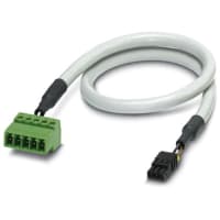 Montaje de cable, interfaz TBUS al módulo de la lógica del PLC, serie larga del PLC de 0.3 m