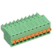 El PWB tapa Empujar-En serie de la posición COMBICON FK-MCP 10 de 3.5m m 16AWG 160V 8A