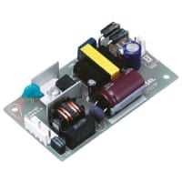 Fuente de alimentación, AC-DC, conmutación, fuente de alimentación, DC24V, 0.7A, cubierta