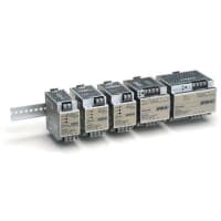 Fuente de alimentación, AC-DC, 75W75W85132/170265, carril del estruendo, 115230VAC entrado, 24V 3.1A, 74W