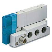 Subplate para SY3/5000 la serie, mt bajo, 1/4 ", M12 | SMC