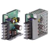 Fuente de alimentación, AC-DC, 24V, 0.5A, 85-264V adentro, incluido, montaje del panel, 12W, PFC, serie de PBA