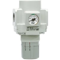 Regulador, modular, 1/4 " NPT, línea aérea, válvula de w/check