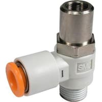 Flow Control/Speed Control, proof del tamper, 10/32NPT, airline | SMC