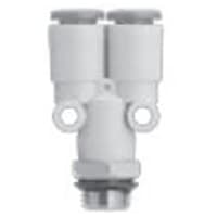 Guarnición de codo, varón, para 5el tubo16 de /", 1/8 puerto de UNI