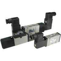 La válvula de solenoide, 2-Position escoge, 24VDC, Rc 1/4, 7.2 CFM, serie VFS2000