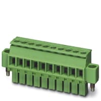 Serie de la posición COMBICON MCVW del tornillo de enchufe del PWB 4 3.81m m 16AWG 160V 8A