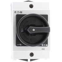 Interruptor No-Fusible de la desconexión, 3 poste, montaje superficial, 3 N.O., 10 A, kilovatio de 4, IP65