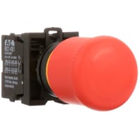 E-Pare el interruptor, 22m m, rojo, Torcer-a-Lance, 1NO, 2NC, 6A, 500V, serie del RMQ-Titán