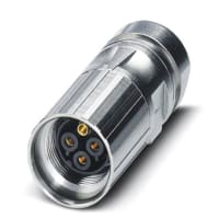 Conec, Circ, M17, zócalo, cable, Str, 3 Pos+PE, energía, fijación de tornillo