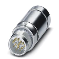 Conec, Circ, M23, enchufe, acoplador, Str, 5 Pos+PE, energía, fijación de tornillo