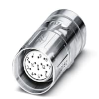 Conec, Circ, M23, zócalo, cable, Str, posición de 12, señal, SPEEDCON