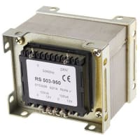 el transformador del montaje del chasis 200VA 2 hizo salir la CA primaria 12V de la CA 230V secundaria