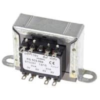 Montaje secundario primario del panel 6VAC del transformador de energía 6VA 115/230VAC