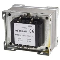 CA Secondary de la CA Primary 6V de 100VA Chassis Mounting Transformer 2 Output 230V