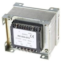 El transformador del montaje del chasis 150VA 2 hizo salir la CA primaria 18V de la CA 230V secundaria
