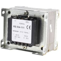 el transformador 2 del montaje del chasis 100VA hizo salir la CA primaria 50V de la CA 230V secundaria