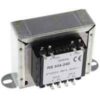 el transformador del montaje del chasis 50VA 2 hizo salir 115 la CA primaria 6V de la CA 230V secundaria