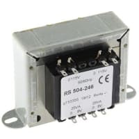 el transformador del montaje del chasis 50VA 2 hizo salir 115 la CA primaria 9V de la CA 230V secundaria