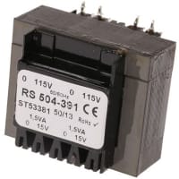 el transformador 2 del PWB 3VA hizo salir la CA primaria 15V de la CA de 115 230V secundaria