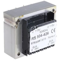 El transformador del PWB 12VA 2 hizo salir 115 la CA primaria 24V de la CA 230V secundaria