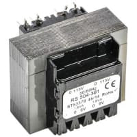 CA Secondary de la CA Primary 20V de 3VA PCB Transformer 2 Output 230V