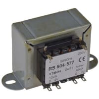 El transformador del montaje del chasis 20VA 2 hizo salir la CA primaria 9V de la CA 230V secundaria