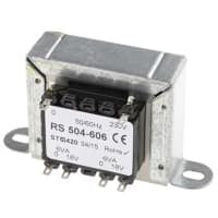 El transformador del montaje del chasis 12VA 2 hizo salir la CA primaria 18V de la CA 230V secundaria