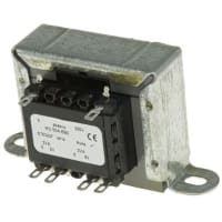 el transformador del montaje del chasis 6VA 2 hizo salir la CA primaria 9V de la CA 230V secundaria