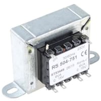CA Secondary de la CA Primary 15V de 12VA Chassis Mounting Transformer 2 Output 230V