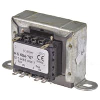 El transformador del montaje del chasis 6VA 2 hizo salir la CA primaria 6V de la CA 230V secundaria