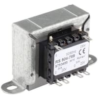 El transformador del montaje del chasis 6VA 2 hizo salir la CA primaria 20V de la CA 230V secundaria