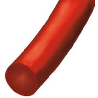 Correa roja los 30m L diámetro del poliuretano de x 8m m