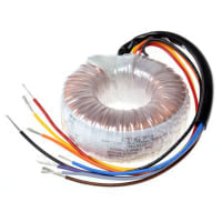 Salida del transformador 30VA 2 de Toroidal 115, 230VAC x 2 primario 12VAC secundario