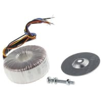El transformador 50VA 2 de Toroidal hizo salir 115, 230VAC primario 2 x 25VAC secundario