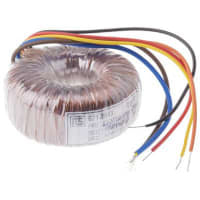 El transformador 30VA de Toroidal 2 hizo salir 230VAC x 2 primario 15VAC secundario