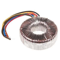 El transformador 80VA de Toroidal 2 hizo salir 230VAC x 2 primario 12VAC secundario