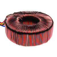 El transformador 120VA 2 de Toroidal hizo salir 230VAC primario 2 x 12VAC secundario