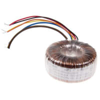 El transformador 120VA 2 de Toroidal hizo salir 230VAC primario 2 x 55VAC secundario